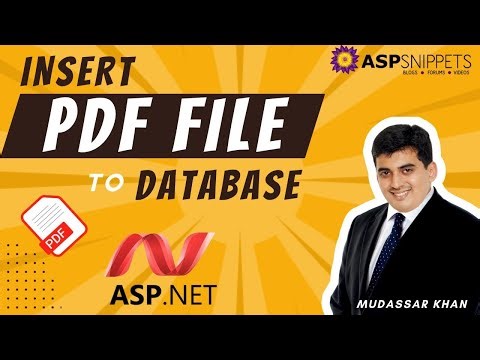 Insert PDF file to Database in ASP.Net