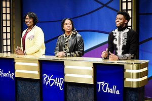 T'Challa Hilariously Struggles With 'Black Jeopardy' As Chadwick Boseman Makes SNL Debut | Essence