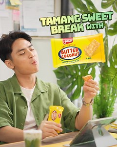 IYKYK. Parang may hinahanap ka pag break time? It's the Tamang-Sweet sarap ng Nissin Butter Coconut for that Tamang-Sweet break. ASC Reference Code: M0222P120525N | Nissin Biscuits