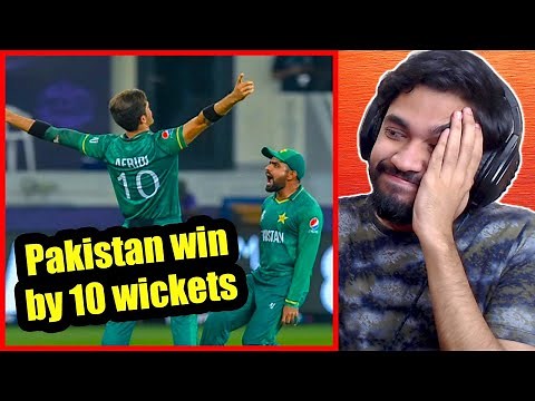Indian Reaction on Pakistan's 10 wicket win!