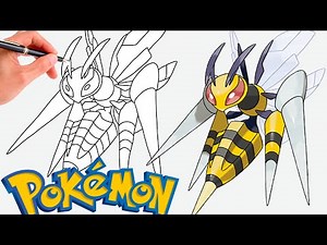 How To Draw MEGA BEEDRILL POKEMON | Pokemon Evolution