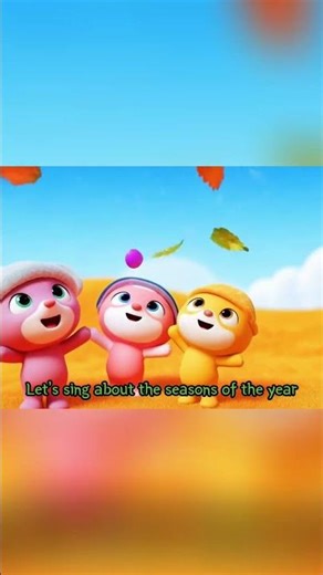 Four Seasons with Cute Cartoon Bears! ☀️🍂❄️🌸