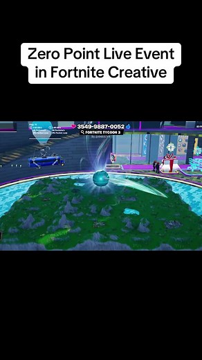 Zero Point Live Event in Fortnite Creative