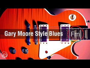 Gary Moore Style Blues Backing Track in F Minor