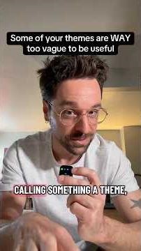 Struggling with discovery writing? Your theme might be too vague to generate conflict. #writingtips