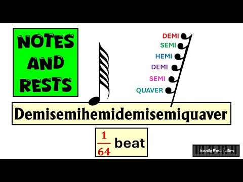 Notes and Rests - From the longest to the shortest!
