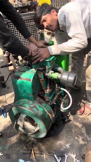 8 hp engine starting and testing for load | Aircooled engine