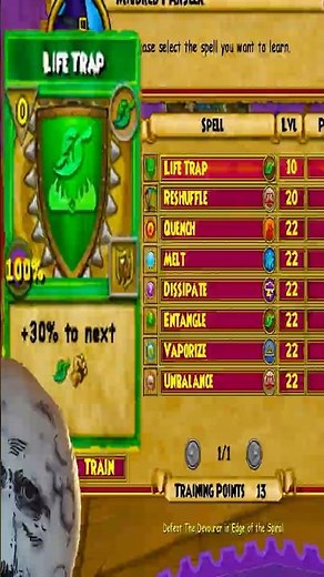 Where to Learn Life Trap, Reshuffle & Dispels in Wizard101!