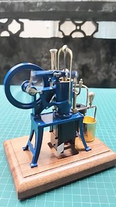 How About Blue RETROL R01 Hot Air Pumping Engine? #enginediy #hotair #pumpingengine #pumping #enginemodel #R01 #smallengines | Enginediy.com