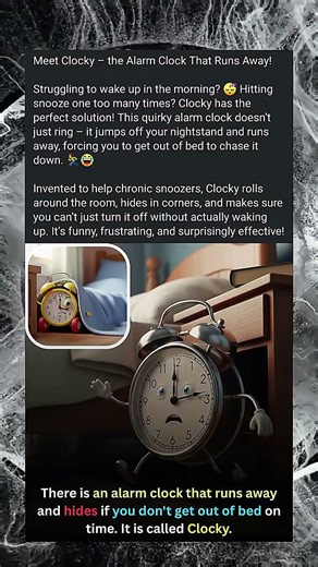 🚨 Meet Clocky: The Alarm Clock That Runs Away! | Funny Gadget You NEED to Wake Up