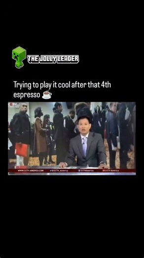 The Jolly Leader on Instagram: "This hilarious clip captures a classic "live TV" moment that is all too relatable for anyone who has ever overdone it on the caffeine. While a news anchor discusses the latest job market reports and unemployment rates, the interviewee, Lindsay Stanton (Chief Client Officer of Digi-Me), appears on screen with a wide-eyed, intense expression that perfectly matches the feeling of a caffeine rush. ​The video humorously contrasts the serious, professional discussion ab