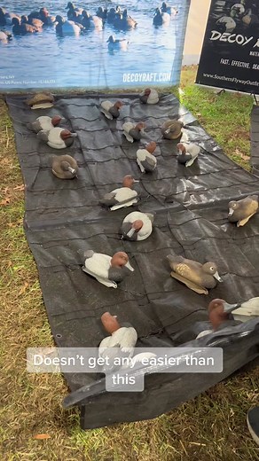 Easy Decoy Raft Setup and Cleanup for Waterfowl Hunting