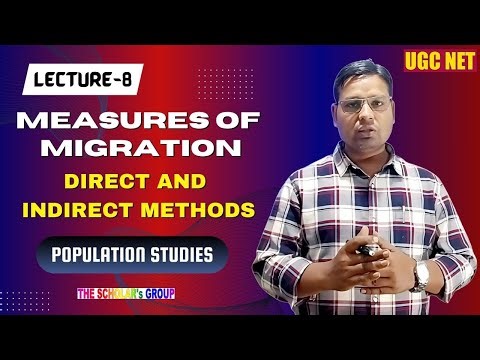 8. Measures of Migration | Natural Growth Rate Method | Vital Statistics and Census Survival Method