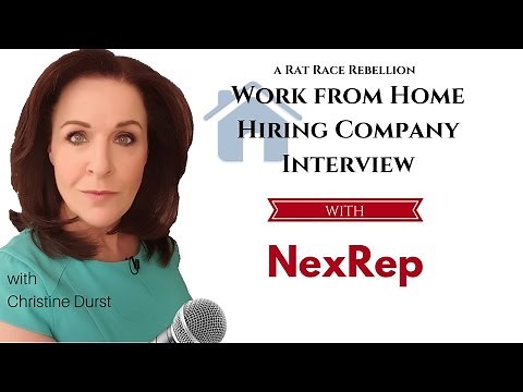 Work from Home for NexRep - A Rat Race Rebellion Work from Home Interview