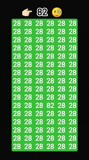 ￼Find the number 82?🙄🧐 #geniusmindset #puzzle #maths #mathstricks #shorts #ashortaday #explorepage