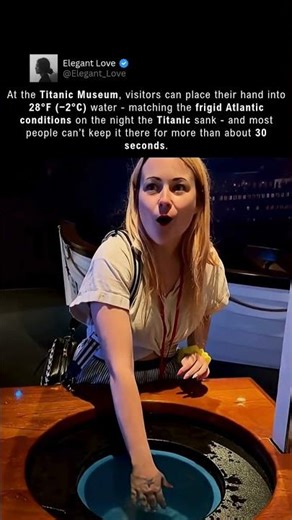 Touch Titanic’s Icy Atlantic ❄️