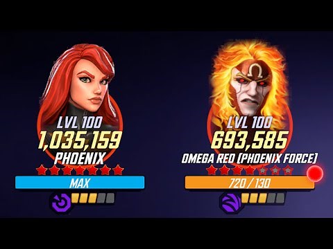 OMEGA RED (PHOENIX FORCE) CC GAMEPLAY - MARVEL Strike Force - MSF