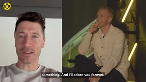 Lewandowski says thank you to Marco Reus after 12 years at Dortmund