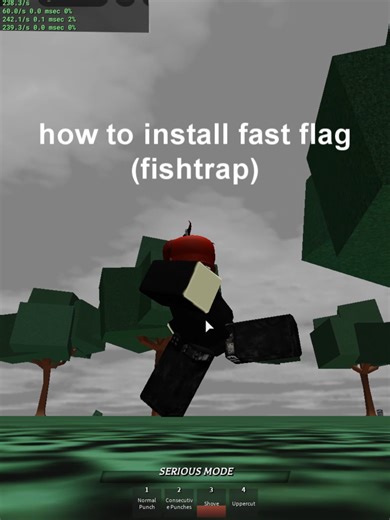How to set up Fast Flags on Fishtrap. #tsb #viral #fyp #tutorial #fps | fishing line trap