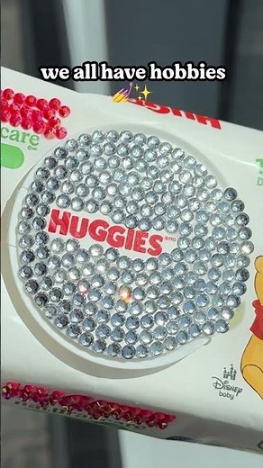 Huggies Natural Care Sensitive wipes: soft, strong, AND sparkly (when bedazzled at home)
