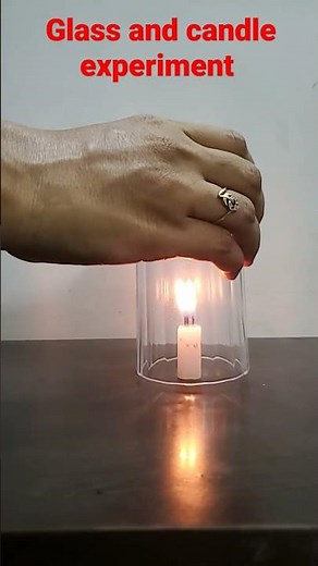 Glass and candle experiment