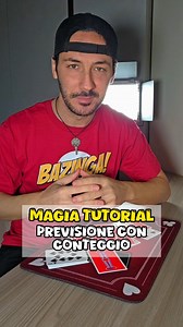 5.5K views · 427 reactions | ✨️MAGIA "previsione con conteggio" con TUTORIAL✨️ hai trovato le due famose serie tv all'interno del video? Scrivile tra i commenti! . . #magictutorial #magictrick #cardtrick #streetmagic #closeup | Michael Timaco | Facebook
