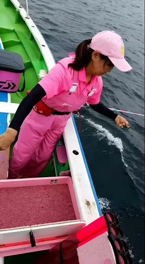 【スルメイカ釣り】直結仕掛け、多点掛けのイカの取り込み