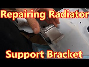 #98 My 67 Chevelle, Repairing radiator support bracket