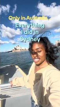 Only in Australia… Everything I did on my first day in Sydney