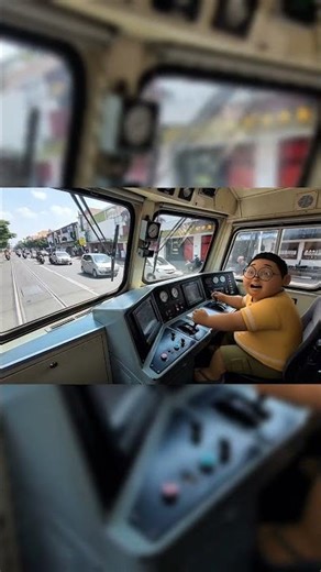 parah Denis dontol membuat kereta cc206 masuk ke jalan #shorts