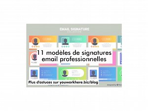 11 modèles de signatures email professionnelles — You Work Here