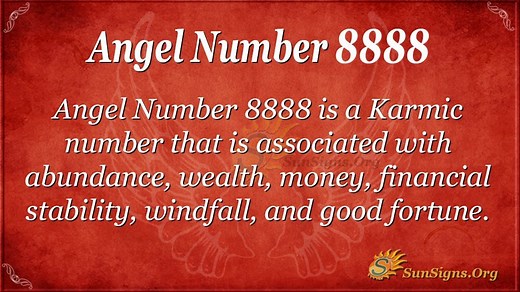 Angel Number 8888 Meaning - The Real Truth!