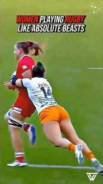 Women Playing Rugby Like Absolute BEASTS 😤🔥#rugby #womenrugby #shorts #edit #viral