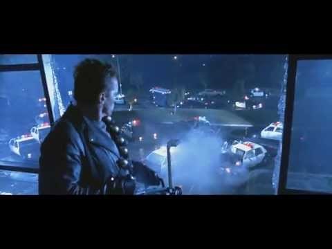 Terminator 2 - Cyberdyne showdown (minigun scene)