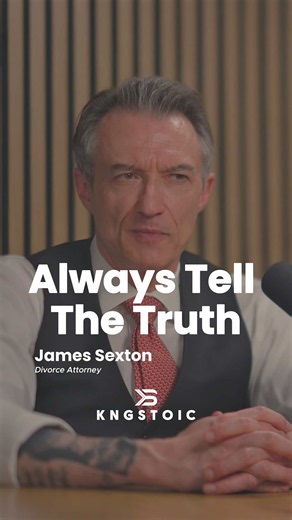 Always Tell The Truth | KNGSTOIC James Sexton reveals why lying is simply too exhausting and why telling the truth is the ultimate mental freedom. Discover how choosing honesty over deception keeps your story consistent and protects your peace. Have you ever caught yourself tangled in your own web of white lies, or is complete honesty always your go-to policy? Let’s talk about it below. James Sexton x Kngstoic FOLLOW ➡️ @kngstoic | Life is tough. We help. kngstoic.com | Articles • Merch • Servic