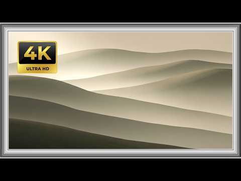 Rolling Hills in Morning Mist | Minimal Luxury TV Wallpaper Art