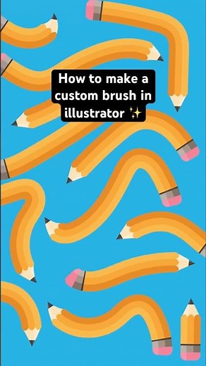 How to Create a Custom Brush in Adobe Illustrator 🎨
