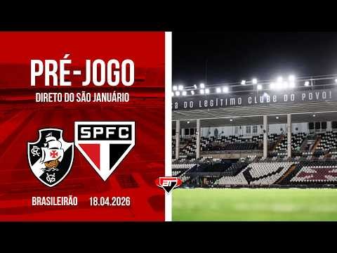 Vasco 2 x 1 São Paulo (Direto de São Januário) - Brasileirão 2026: Jornada Esportiva AT