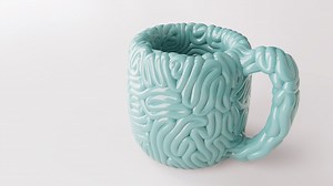 Brain Mug #3DThursday #3DPrinting