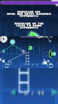 full gameplay of my level hypernova #geometrydash #gd #layout #showcase