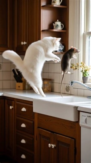 This Cat and Rat Jump Went Viral 😻🐀😻 Animal Short