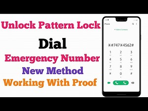 🔴 Live Proof - Unlock Pattern In Emergency Mode Without Data Loss | Pattern Lock Remove