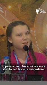 This Swedish 15-year-old inspired the student climate strike in cities around the world. She's now brought her message to world leaders at the COP24 climate summit in Poland. | SBS News