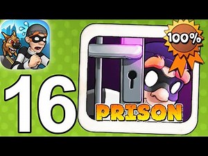 Robbery Bob - Bonus Chapter ( Prison ) Level 1-15 Gameplay Video