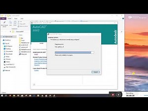 How to install Auto CAD 2007 on window 10 and desktops