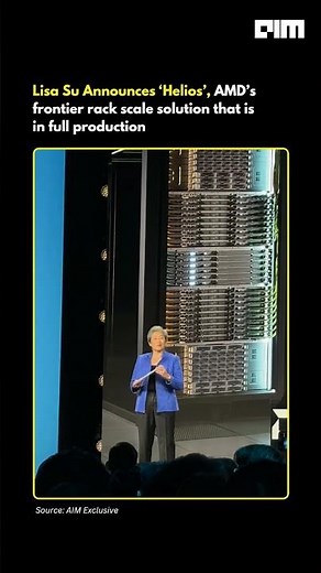 Lisa Su Reveals AMD's Biggest Flex Yet - HELIOS #amd #lisasu #chips