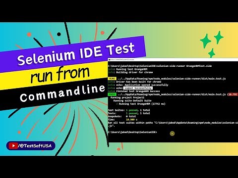 How to run Selenium IDE test from Commandline?