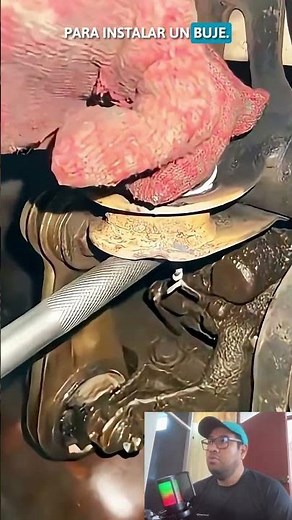 ✅How to install a bushing without a press #mechanics #cars #workshop