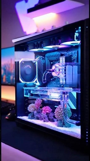 Aesthetic Aquarium Gaming PC
