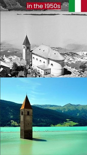 Curon: Italy's lost underwater town #italy #travel